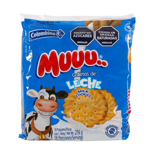 Galleta Muuu Leche Colombina 216 Grs