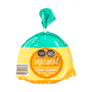Arepa de Queso 5 Und Masmaí 400 Grs