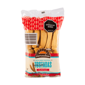 Tostada Clásica Horneaditos 10 Und 150 G