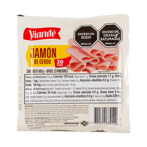 Jamón de Cerdo Viandé 400 Grs
