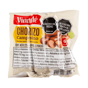 Chorizo Campes/Tradicional Viandé 225 Grs