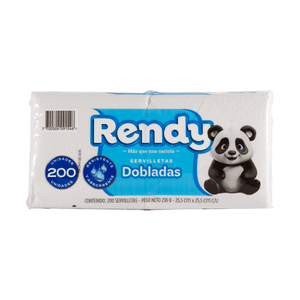Servilleta Doblada Rendy 200 Und