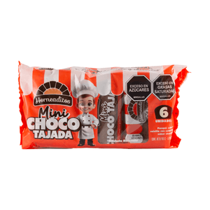 Mini Choco Tajada Horneaditos 6 Und 180 G