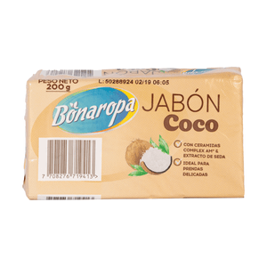 Jabón de Coco Bonaropa 200 Grs