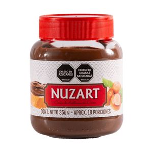 Crema Avellanas con Cacao Nuzart 350 Grs