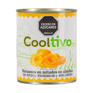 Durazno en Almíbar Cooltivo 820 Grs