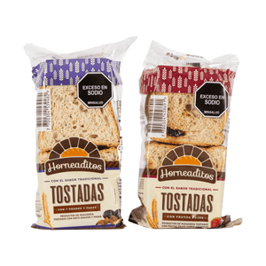 Tostada Surtida Horneaditos 10 Und 100 G
