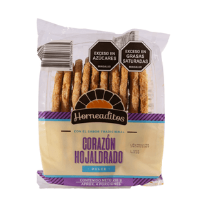 Corazones Hojaldrados Horneaditos 210 Gr
