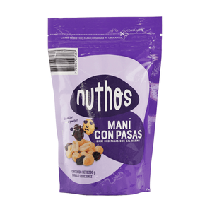Maní con Pasas Nuthos 200 Grs