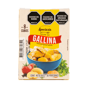 Caldo de Gallina 8 Und Speciaria 84 Grs