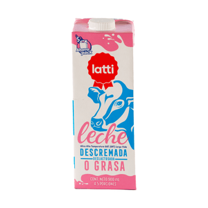 Leche Deslactosada Descremada Tetrapak 900 Ml