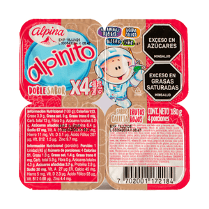 Alpinito Sabor Surtidon 4 Und 180 Gr