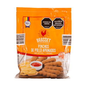 Pinchos de Pollo Apanado Brasset 200 G