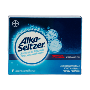 Alka-Seltzer 6 Tabletas Efervesc. Bayer