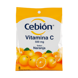 Vitamina C en Tabletas Cebion 8 Und