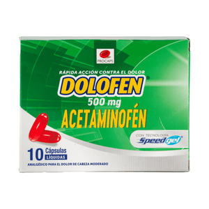 Acetaminofen Capsulas Dolofen 10 Und