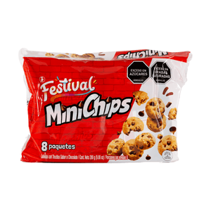 Galletas Mini Chips 8 Pq 280 G