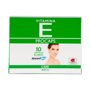 Vitamina E 400 UI Cápsulas X 10 Und