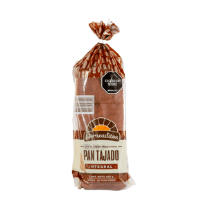 Pan Tajado Integral Horneaditos 450 G