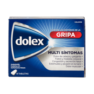 Dolex Gripa X 8 Tabletas