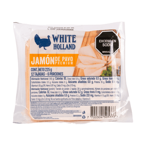 Jamón de Pavo White Holland 225 G