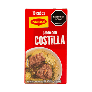 Caldo con Costilla Maggi 10 Und 110 G