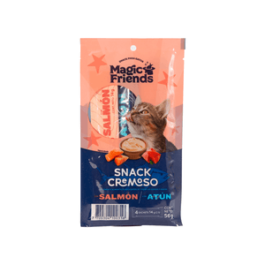 Snack Cremoso Gatos Magic Friends 56 Gr