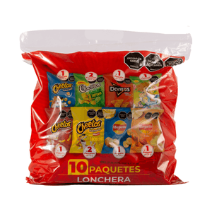 Lonchera Surtida Fritolay 10 Un 236 Gr