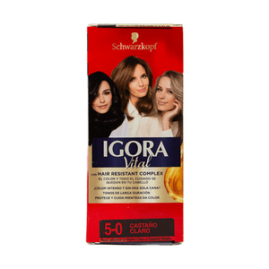 Tinte Igora Vital 5-0 Castaño Claro 50 Ml