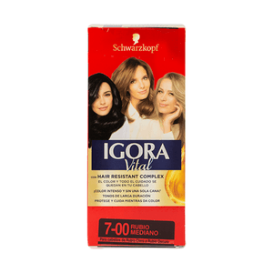 Tinte Igora Vital 7-0 Rubio Mediano 50 Ml