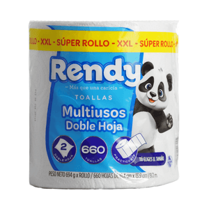 Toalla Cocina Super Rollo Rendy 660 H