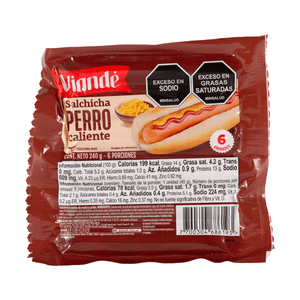 Salchicha Perro Viandé 240 G