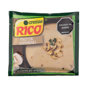 Crema Pollo Champiñones Rico 42 G
