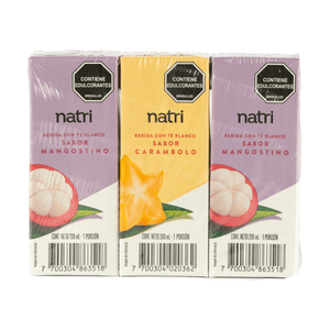 Té Blanco Surtido Natri 200 Ml X 3 Und