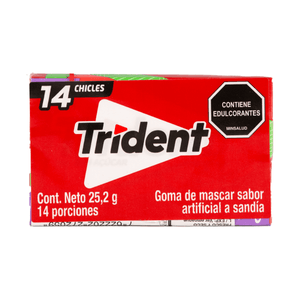 Trident sin Azucar Sandia 14 Unds