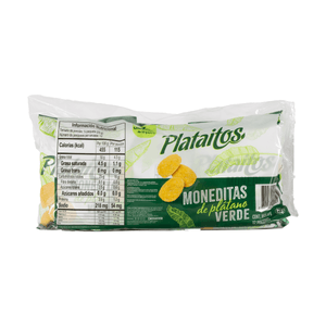 Moneditas de Plátano Plataitos 6 X 50 Gr