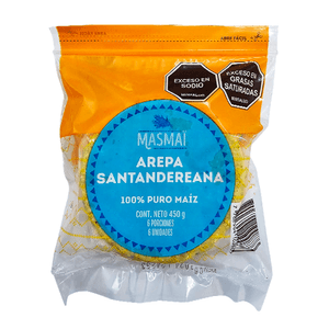 Arepa Santandereana 450 G 6 Und
