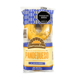 Pan de Queso Horneaditos 4 Und 150 G