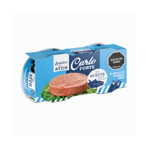 Duo Pack Atún Aceite Carlo Forte 160 G