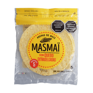 Arepa Queso Extradelgada Masmai 5 U 300 G
