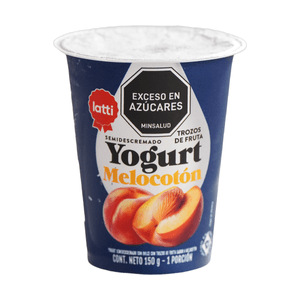Yogurt con Fruta Melocotón Vaso Latti 150 G