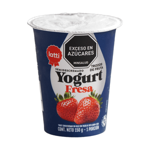 Yogurt con Fruta Fresa Vaso Latti 150 G
