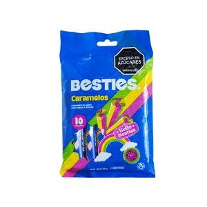 Caramelo Frutal Masticable Besties 80 Gr