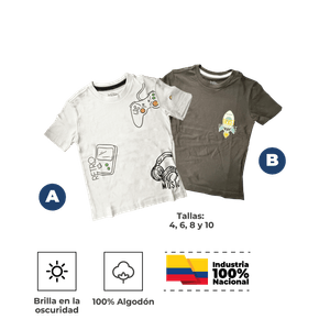 Camiseta Niño Little Angels X1 Ud.