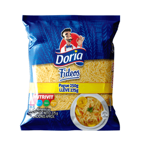Fideo Doria Pague 250 G Lleve 275 G