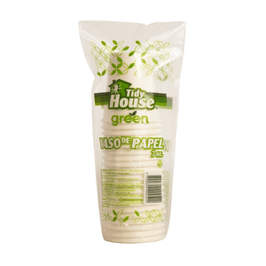 Vaso Papel 7 Oz Tidy House 20 Und
