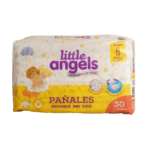 Pañal Little Angels Talla M 30 Und
