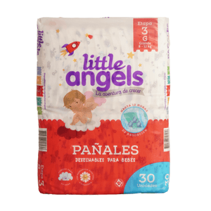 Pañal Little Angels Talla G 30 Und