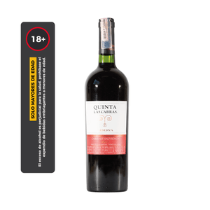 Vino Cabernet Sauvignon Reserva Quinta las Cabras 750 Ml