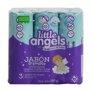 Jabón Little Angels 110 G 3 U